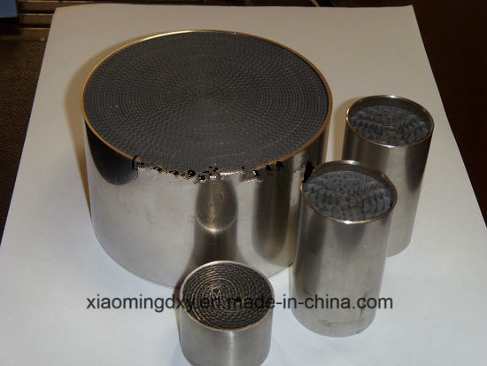 Catalytic Converter Round Honeycomb Metal Substrate Catalytic