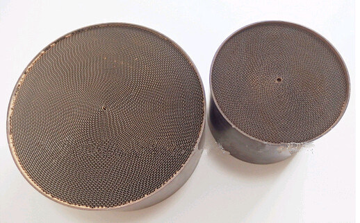 Honeycomb Metal Substrates with Metal Coating