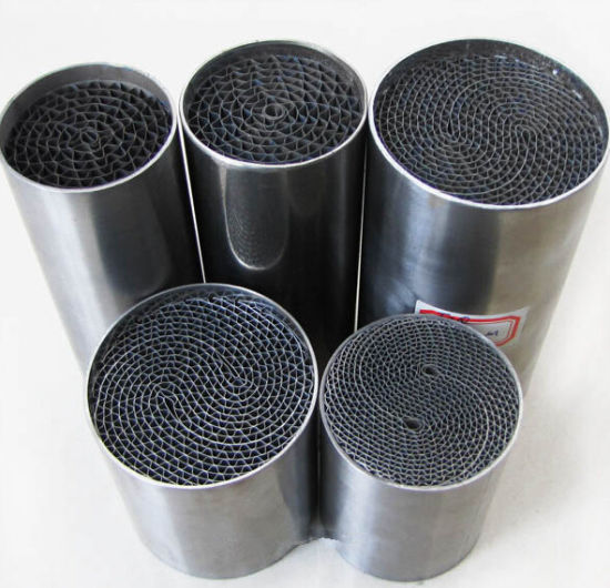 Three Way Catalytic Converter Metallic Metal Honeycomb Substrate