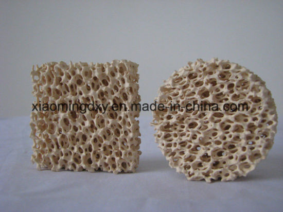 Zirconia Ceramic Foam Filter/Zro2 Ceramic Foam Filter for Metal Casting