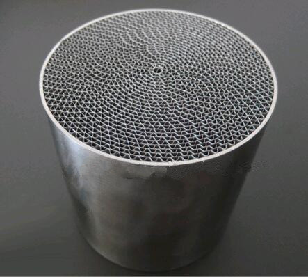 Motorcycle Catalytic Converter Catalyst Metal Honeycomb Substrate