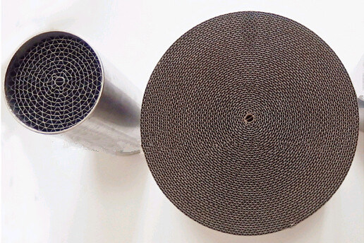 Metallic Honeycomb Substrate for Vehicle Catalytic Converters