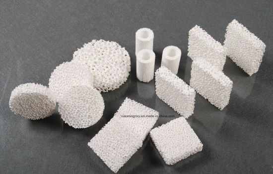 White High Durable High Quality Alumina Ceramic Foam Filter